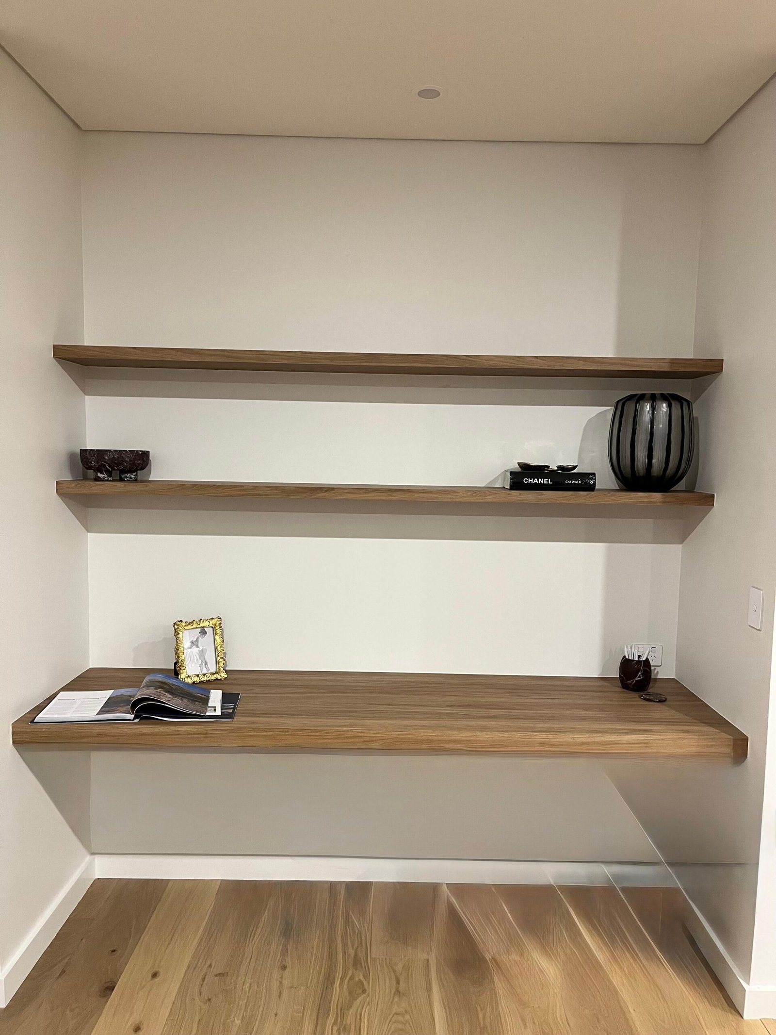 Greystanes Residential — Custom Floating Shelves